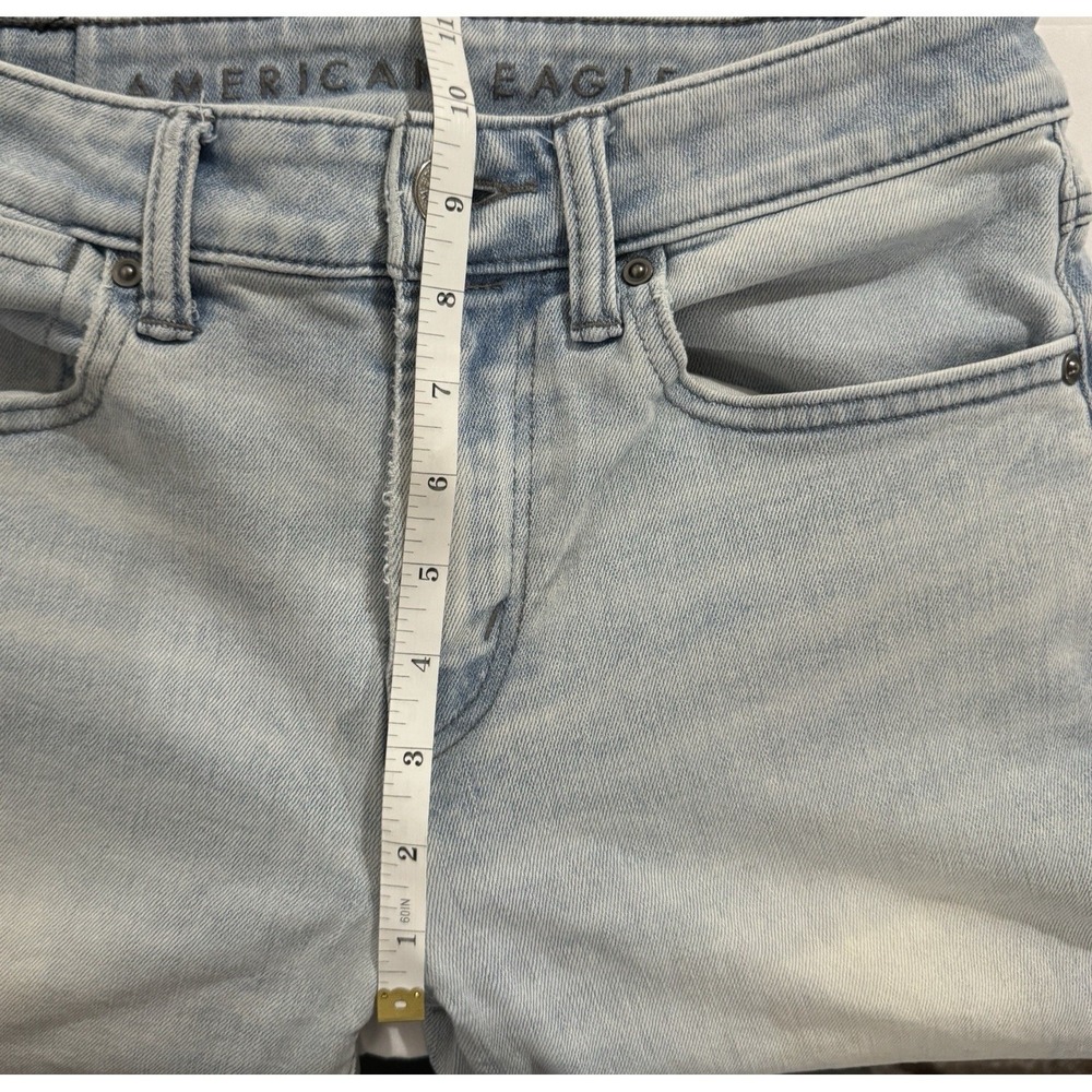 American Eagle Jeans Men's 29x32 Light Wash Air Flex Temp Tech Athletic Skinny - Picture 11 of 12